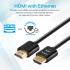 Promate ProLink4K2-150 HDMI Cable 1.5M, 24K Gold Plated, 4K Ultra HD, High-Speed Ethernet, 3D Support, Long Bend Lifespan